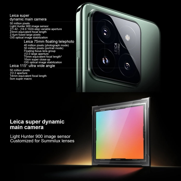 Xiaomi 14 Pro, 6.73 inch Xiaomi HyperOS Snapdragon 8 Gen 3 Octa Core 4nm up to 3.3GHz, NFC, Network: 5G Xiaomi 14 Pro, 6.73 inch Xiaomi HyperOS Snapdragon 8 Gen 3 Octa Core 4nm up to 3.3GHz, NFC, Network: 5G
